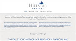 Desktop Screenshot of hillstarcapital.com